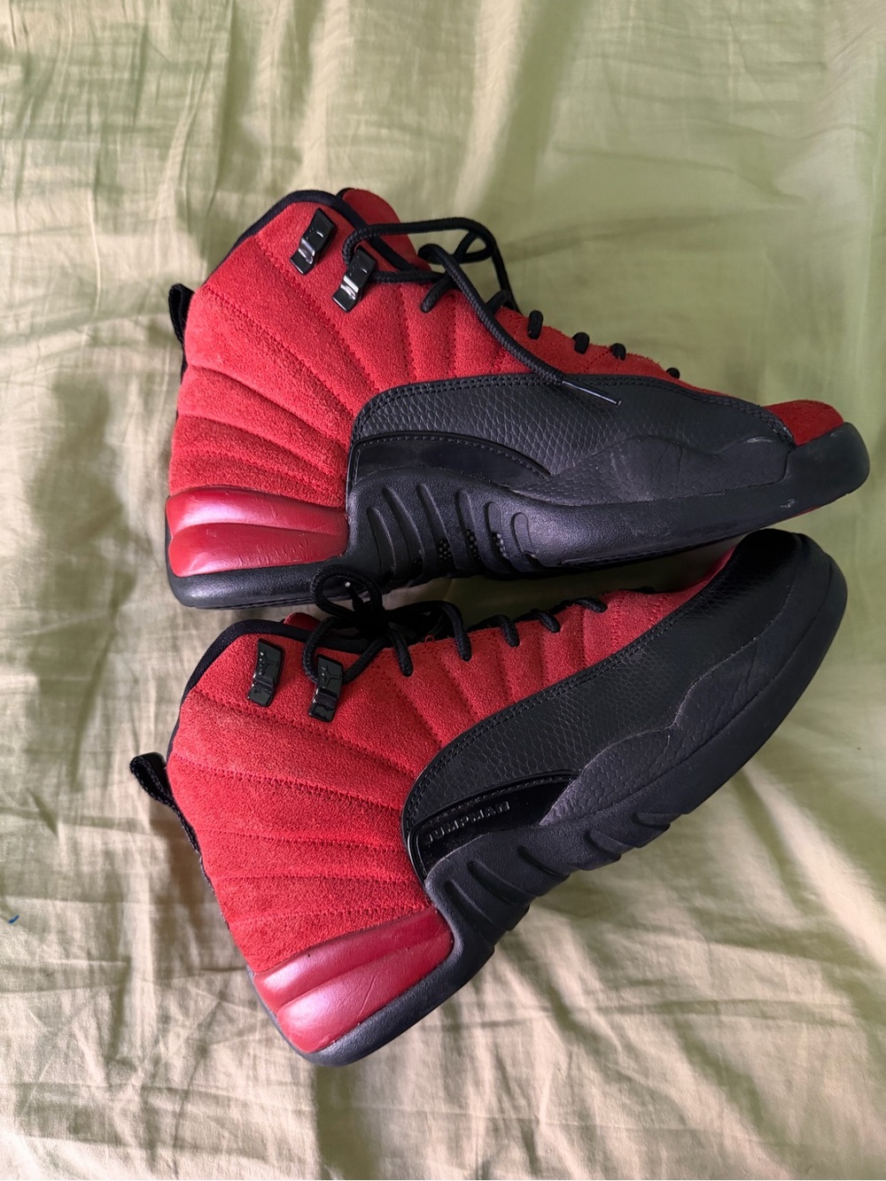Nike Red and Black High-Top Sneakers